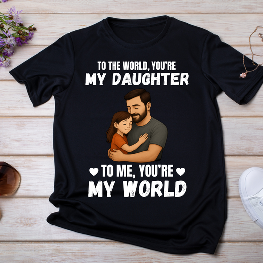 "MY DAUGHTER IS MY WORLD" T-Shirt