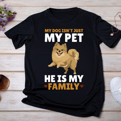 "POMERNIAN: MY DOG IS MY FAMILY" T-Shirt