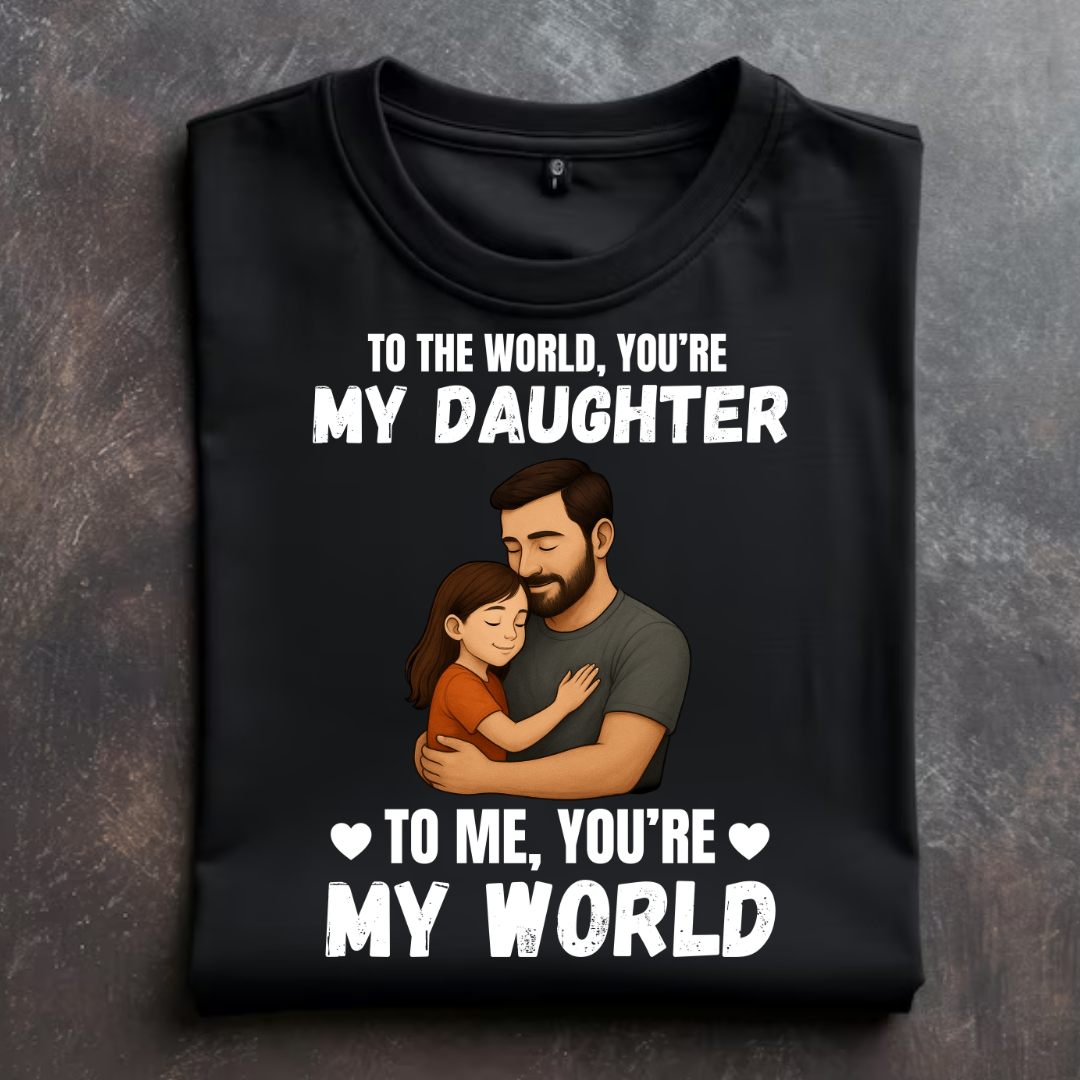 "MY DAUGHTER IS MY WORLD" T-Shirt