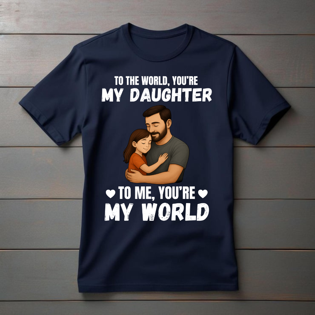 "MY DAUGHTER IS MY WORLD" T-Shirt