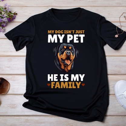 "ROTTWEILER: MY DOG IS MY FAMILY" T-Shirt