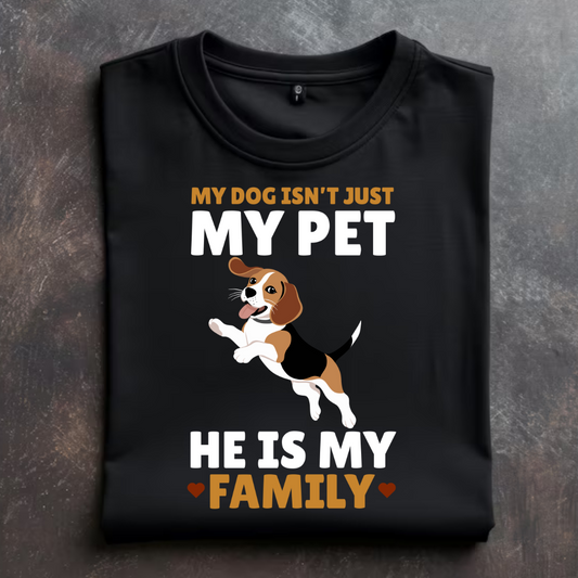 "BEAGLE: MY DOG IS MY FAMILY" T-Shirt