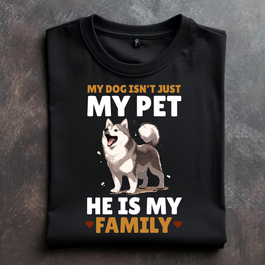 "HUSKY: MY DOG IS MY FAMILY" T-Shirt